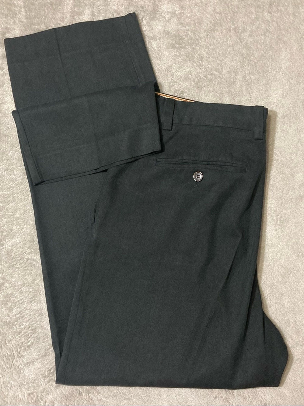 Tommy Bahama Silk Pants Mens Size 35x30 Black Pleated Front